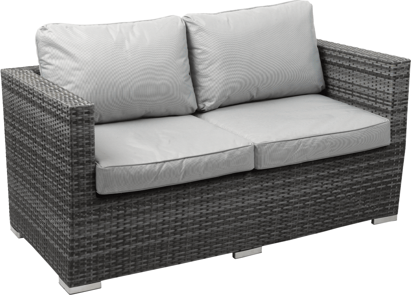Rattan 2-Seater Sofa Hire for Events