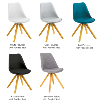 Pyramid Chair Polymer Seat